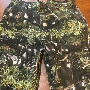 Men's Dickies Vanish Camo West 6 Pocket Straight Leg Cargo Pants Size 34 X 32